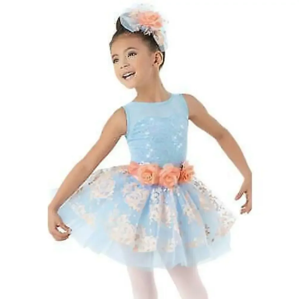 Pre-Owned Dance Costume Weissman 9318 Small Child Ballet Tutu Ballet YAGP Sequin